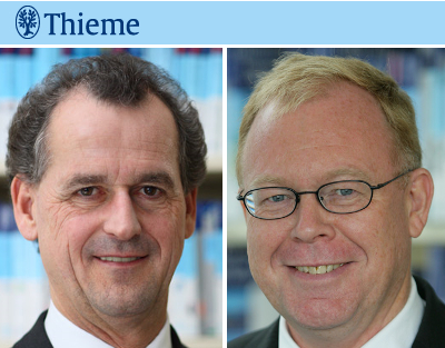 Dr. Albrecht Hauff (links) und Dr. Wolfgang Knüppe (rechts) bereiten den ...