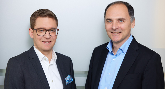 Das neue AOP Health CEO-Duo (v.l.) Bernhard Nachbaur und Martin Steinhart  Foto: AOP Health/Ludwig Schedl
