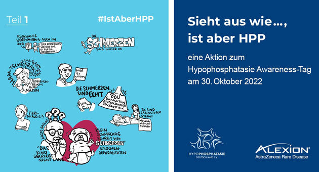 Alexion und die Patientenorganisation Hypophosphatasie Deutschland e.V setzen die 2020 gelaunchte Kampagne fort und starten eine neue Videoreihe zu HPP - Foto: Alexion Pharma Germany