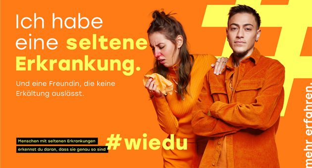 Die Awareness-Kampagne '#wiedu' will fr mehr Normalitt im gesellschaftlichen Umgang mit seltenen Erkrankungen sensibilisieren  Foto: Antwerpes