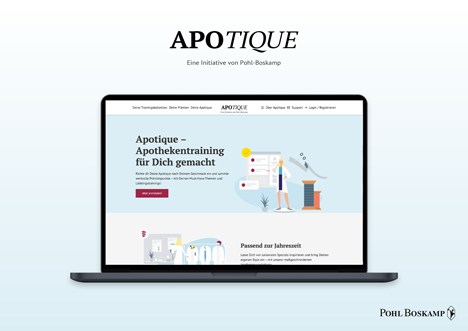 Die neue Apotique-Website ist ab sofort unter www.apotique.de erreichbar - Foto: Pohl-Boskamp