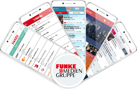 Mobile-First-Strategie: Funke startet neues digitale TV-Guide-Paket ab 2019