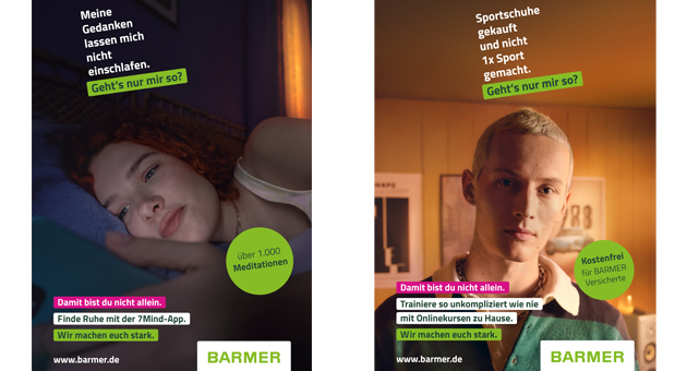 Die neue Barmer-Kampagne von Accenture Song soll eine bestrkende Umarmung fr uns alle sein  Foto: Accenture Song