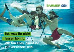 Wie Grey und Barmer GEK die junge Zielgruppe erreichen wollen - Eine junge Clique mit Spaß am Leben steht im Mittelpunkt der Kampagne (Foto: Grey)