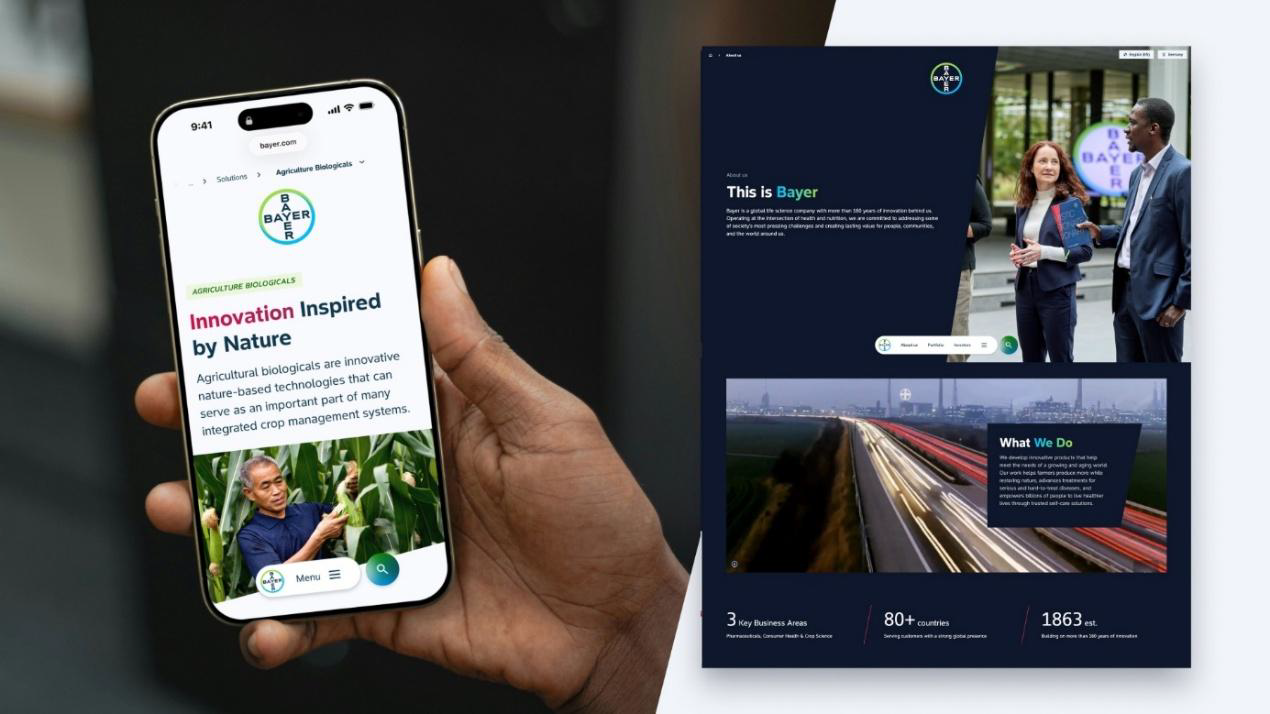 Bayer launcht KI-optimierte Website - Bayer hat seine globale Unternehmenswebsite einem Relaunch unterzogen, um die Maschinenlesbarkeit der Informationen zu verbessern - Foto: Bayer