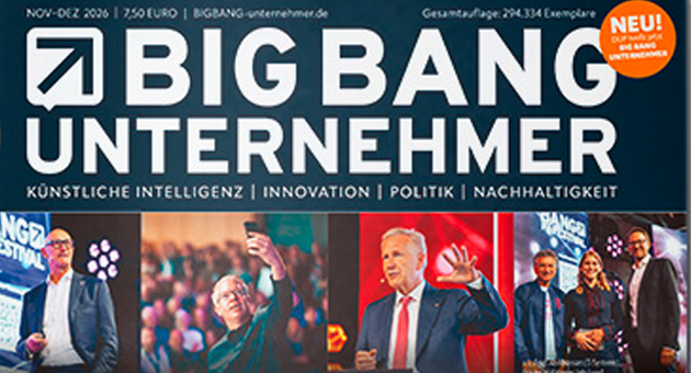 DUP Media macht Big Bang zur Dachmarke - DUP Media fasst künftig alle Medienaktivitäten wie etwa das Printmagazin unter der Dachmarke Big Bang zusammen – Foto: DUP-Unternehmer-Magazin