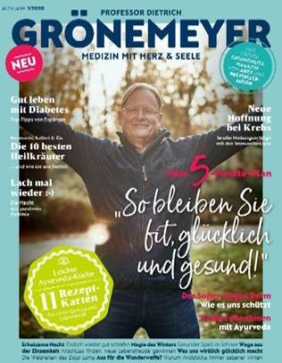 Cover des neuen Gesundheitsmagazins 'Professor Dietrich Grnemeyer' (Quelle: Funke)
