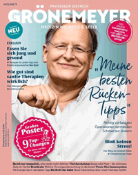 Funkes Gesundheitsmagazin 'Professor Grönemeyer' startet am Kiosk - Erstausgabe von 'Professor Dietrich Grönemeyer' mit Startauflage von 100.000 Exemplaren (Foto: Funke)