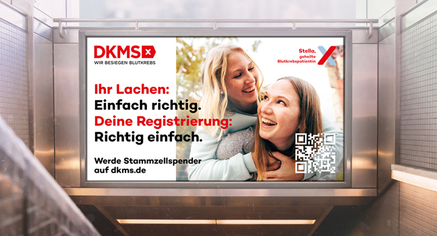 Serviceplan setzt DKMS-Kampagne fort - Der neue Kampagnenflight soll alle Alters- und Gesellschaftsgruppen ansprechen – Foto: Serviceplan