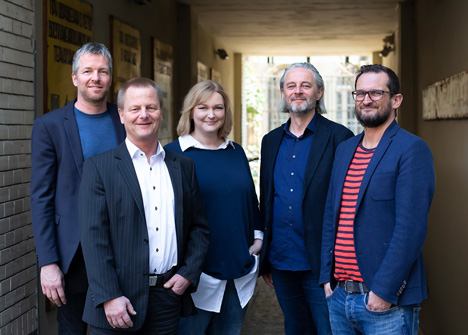 Das Fhrungsteam der Peix Health Group (v.l): Thomas Stuke, Thomas Lemke, Annette Brandau, Karsten Rzepka, Mario Michael Schmidt (Foto: Peix)