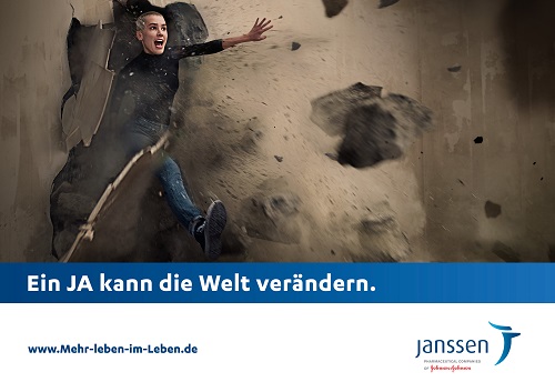Janssen: "'Ja' reprsentiert fr uns die mutige Haltung, die es braucht, um im Sinne der Gesundheit Grenzen zu verschieben" (Foto: Janssen)