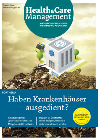 Beste Fachzeitschrift des Jahres: 'Health&Care Management' - Cover