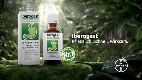 Im TV-Spot wird die rein pflanzliche Wirkung des Magen- und Darmproduktes 'Iberogast' in den Mittelpunkt gestellt (Foto: BBDO Dsseldorf)