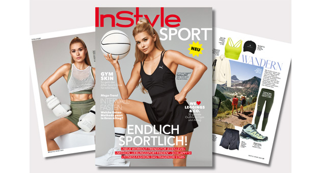 Das Cover der Erstausgabe von 'Instyle Sport' ziert die deutsche Fitness-Influencerin Pamela Reif - Foto: Instyle
