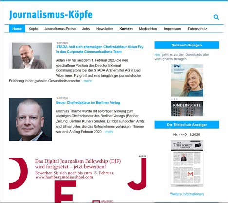 New Business schiebt journalismus-koepfe.de auf die Rampe (Foto: New Business)
