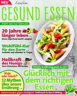 Das Cover der ersten Ausgabe von 'Gesund Essen' (Foto: Funke Medien)