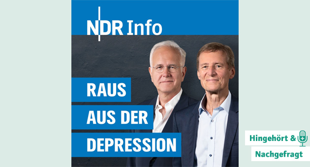 Wie NDR Info über Depressionen aufklären will - Im Podcast 'Raus aus der Depression' sprechen Entertainer Harald Schmidt und Experte Prof. Ulrich Hegerl mit Betroffenen über die Erkrankung - Foto: NDR Info