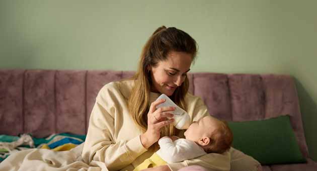 Die Babyflasche NUK Perfect Match soll die Ernhrung von Babys durch seine intuitive Verwendung vereinfachen  Foto: VML