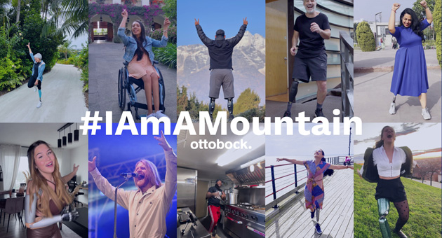 Ottobock feiert das Leben mit musikalischer Kampagne - #IamAMountain basiert auf User-Generated-Content von 26 Ottobock-Anwendenden aus 14 Ländern - Foto: Ottobock