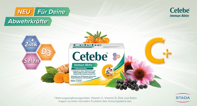 Im Mittelpunkt der Launch-Kommunikation fr das neue Cetebe-Produkt steht dessen Vitamin-Power - Foto: Schmittgall Health