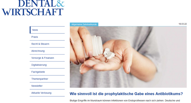 Screenshot dental-wirtschaft.de - Foto: dental-wirtschaft.de