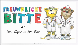 Dr. Tiger & Dr. Br erklren Regeln in der Arztpraxis (Foto: TV-Wartezimmer)