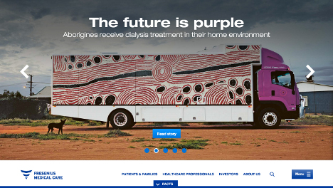 Dialyse-Truck fr Aborigines im australischen Outback (Foto: Fresenius Medical Care)