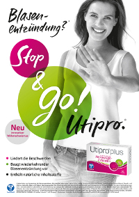 Werbeanzeige von Utipro plus von Trommsdorff (Foto: Peix)