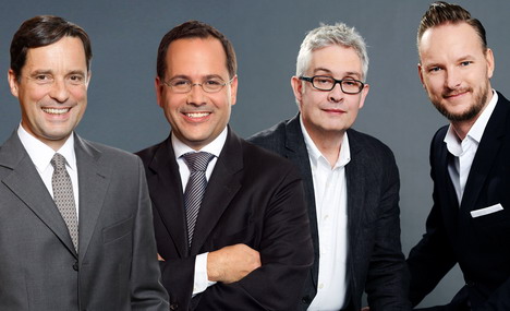 Gregor Vogelsang, Jeno Schadrack , Alexander Dix, Patrick Wolf  (v.l.)