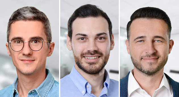 Wefra Life verstärkt Führungsteam - v.l.: Tobias Schwaiger, Can Yildiz und Nenad Obradovic gehören zum erweiterten Führungsteam von Wefra Life - Foto: Wefra Life