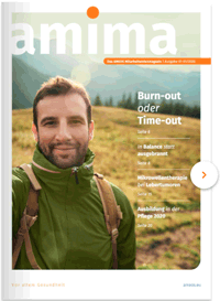Cover der Erstausgabe von 'amima' in 2020 (Foto: ameos.eu)