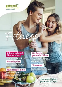 Das neue Printheft 'Fitness' liegt kostenlos bei allen goDentis-Partnerzahnrzten aus (Foto: goDentis)