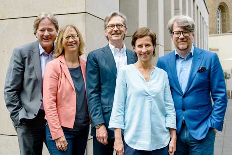 Das neue GPRA-Prsidium (v.l.): Frank Behrendt, Christiane Schulz, Uwe Kohrs, Birgit Krger, Dirk Popp (Foto: GPRA)