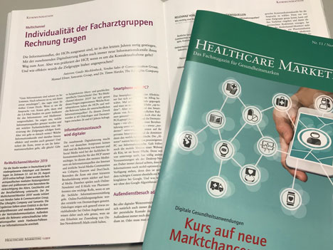 In der 'Healthcare Marketing'-Ausgabe 11/2019 stellen die Initiatoren, Ergebnisse des 'Rx-Multichannel-Monitor' vor (Foto: HCM)