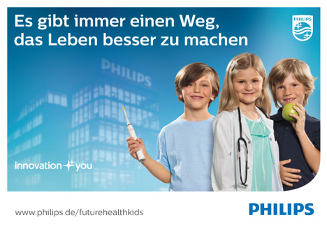 Im Mittelpunkt der Kampagne steht die Zukunft der Gesundheit (Foto: Philips)