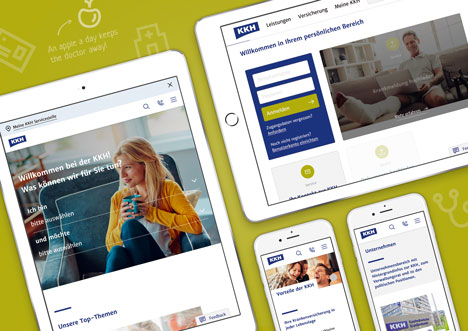wendweb setzt digitale Markenpräsenz für die KKH um - wendweb frischte die Brand-Website der KKH auf (Foto: weandweb)